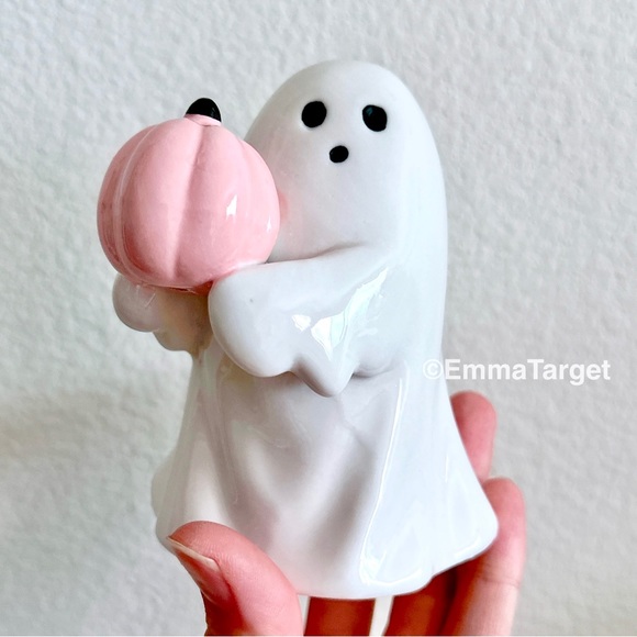 Bootiful Ceramic Ghost Halloween Decorative Figurine - Hyde & EEK - Picture 1 of 4